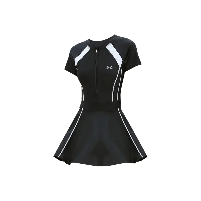 Barbie One piece Swimsuit Women's Black-0