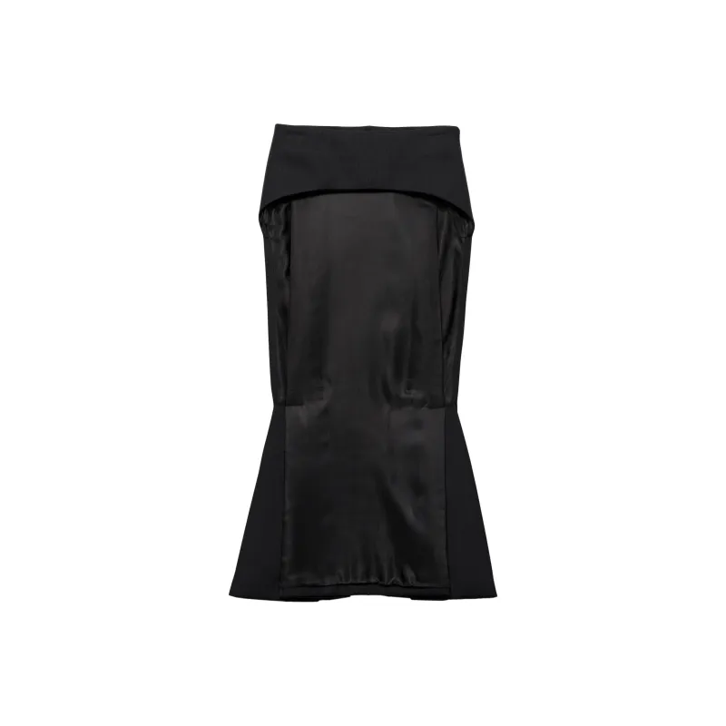 PRADA Deconstructed Midi skirt-0