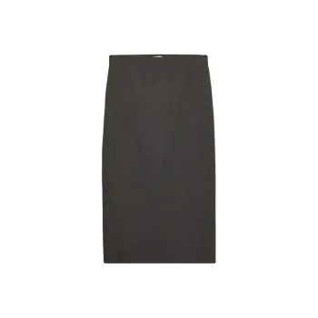 ARITZIA Wilfred Nora Ponte Skirt Casual Long Skirts Women's Heather Charcoal/Stone Phoebe Zhennan Charcoal