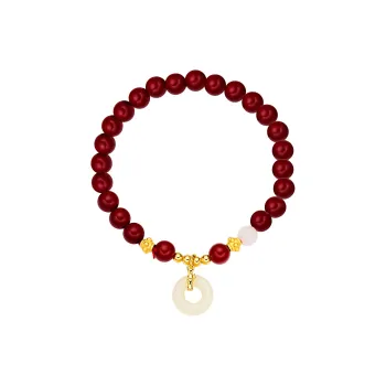 Andaozi Hetian Jade Bracelets Pale Greenish White Jade Women's