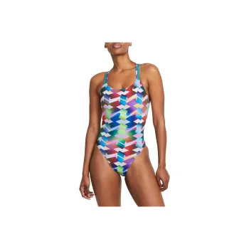 Nike HydraStrong Spiderback One-piece Swimsuit Women's Aquamarine
