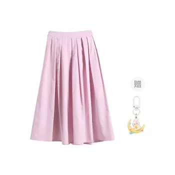 Princess Berdele Casual Long Skirt Women's Pink+Giveaway