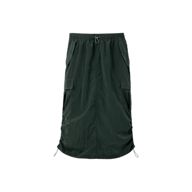 UGG SS25 Casual Long Skirts Women's Forest Green-0