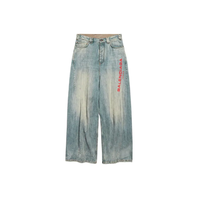 Balenciaga Logo embroidered Jeans-0