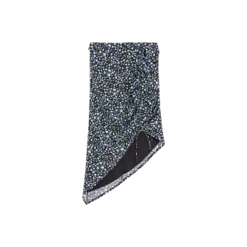 Bebe Casual Long Skirt Women's Black Blue