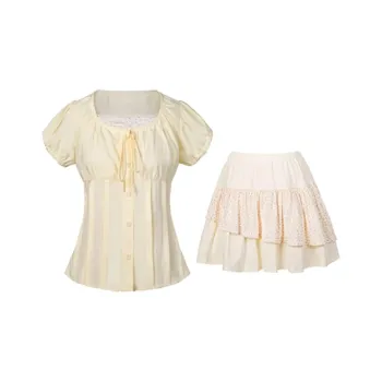 PLANE DRIFT Two Piece Skirt Sets Women's
