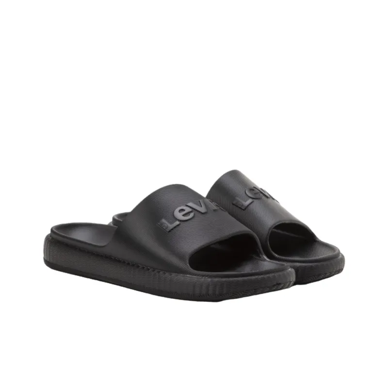 Levi's EVA Abrasion Resistant Slide Slippers Men's Black-1