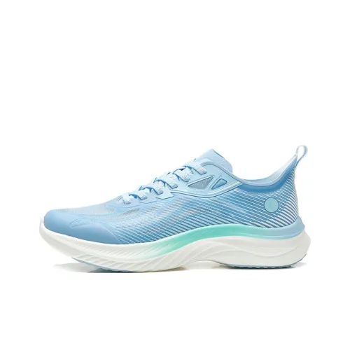 QIAODAN Light Speed 4.0PLUS Anti Slip Wear Resistant Low Top Casual Running Shoes Men's Blue