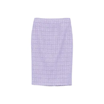 EMPORIO ARMANI Tweed Midi Skirt