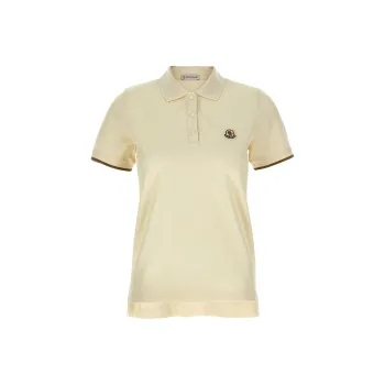 Moncler Polo Shirt Women's Cream