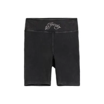 Ed Hardy SS24 Denim Shorts Women's Black