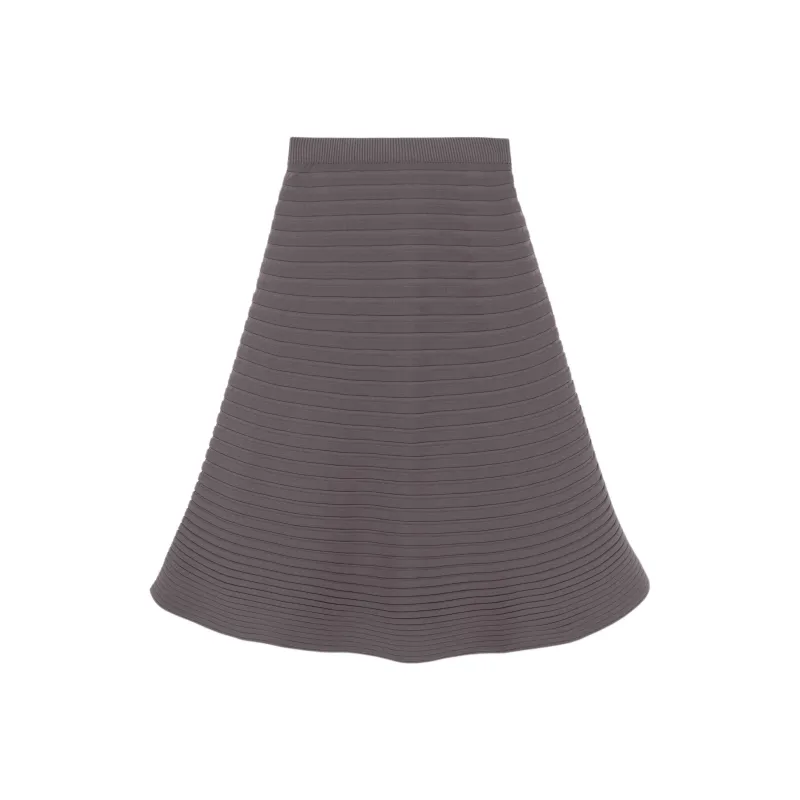 PLEATS PLEASE ISSEY MIYAKE Casual Long Skirt Women's Brown-0