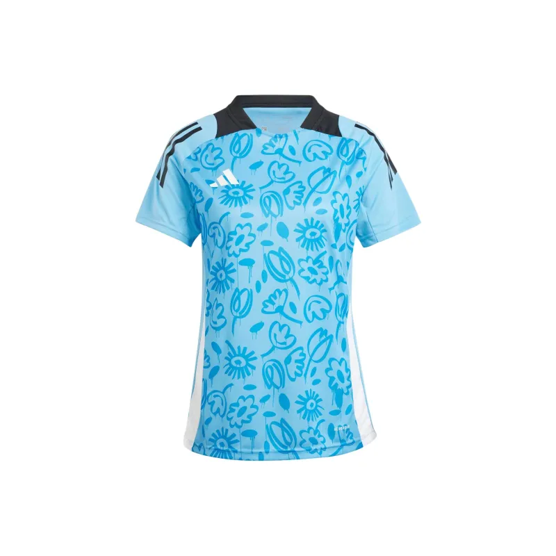 Adidas TIRO PB JSY Soccer Jerseys Women's Half Blue-0