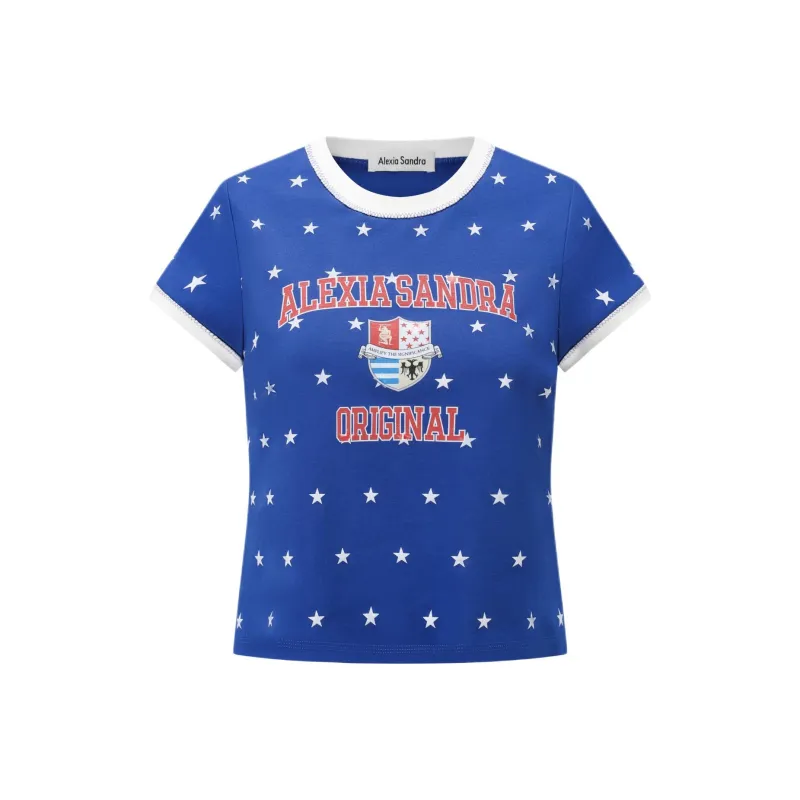 Alexia Sandra T Shirts Women's Blue-0