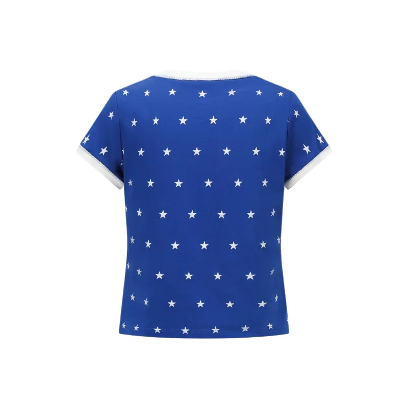 Alexia Sandra T Shirts Women's Blue-1
