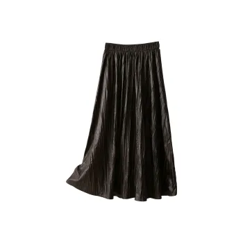 A Paradise For Awakening Casual Long Skirt Women's Dark Coffee