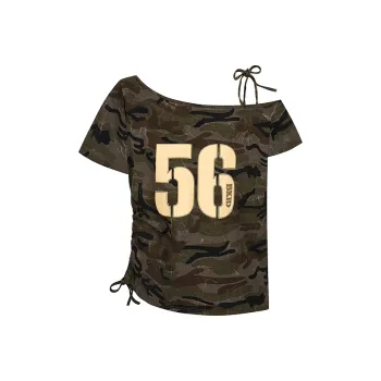 CUWU T Shirts Women's Camouflage