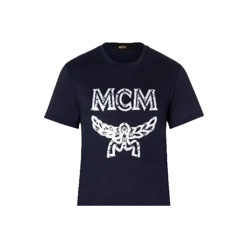 MCM T Shirts Men Dark Blue-1