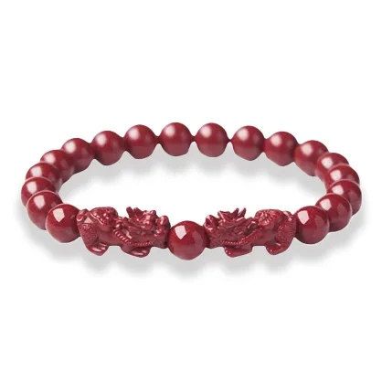 GIRATI Reconstructed Cinnabar Bracelets Unisex-4