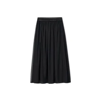 COVERINS Casual Long Skirts Women's Black