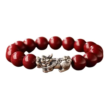 ZHIZUO Natural Cinnabar Bracelets Unisex