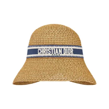 DIOR Cotton, Polypropylene, Paper, Polyester Bucket Hats Unisex Brown