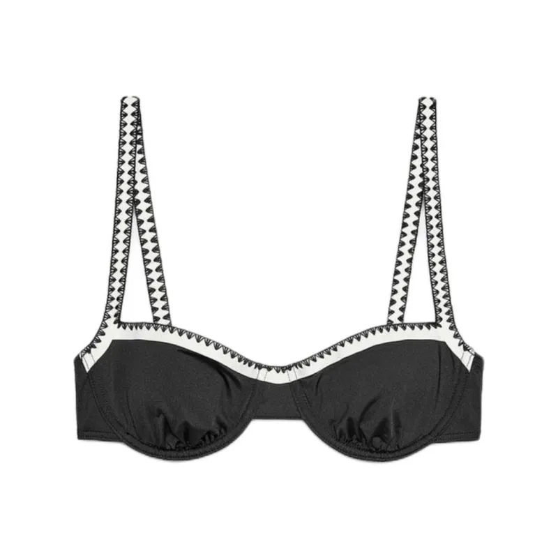 ZARA Bikini Women's Black/White-0