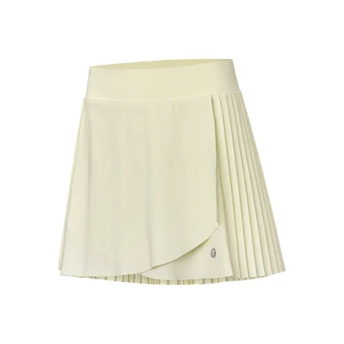 QIAODAN Casual Short Skirts Women's Freesia Yellow