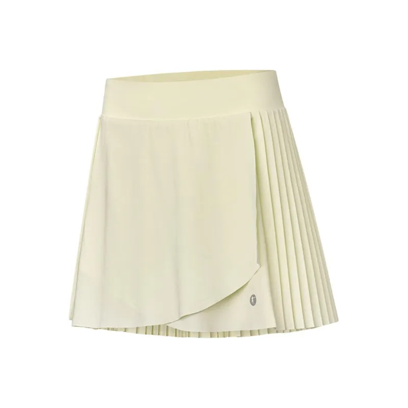 QIAODAN Casual Short Skirts Women's Freesia Yellow-0