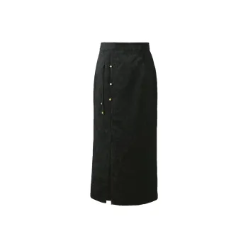 3COLOUR Casual Long Skirt Women's Black