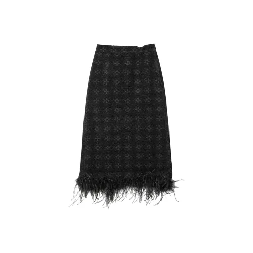 PEACEBIRD Casual Long Skirts Women's