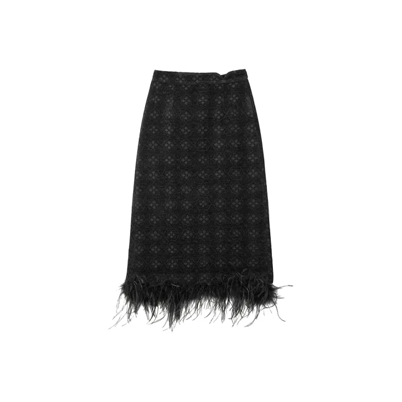 PEACEBIRD Casual Long Skirts Women's-0