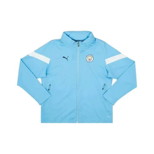 PUMA 2022 23 Manchester City Soccer Jersey Women's Blue