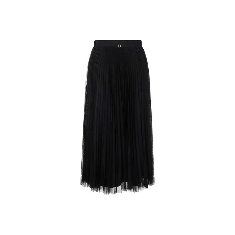 TWINSET MILANO Casual Long Skirts Women's Black-0