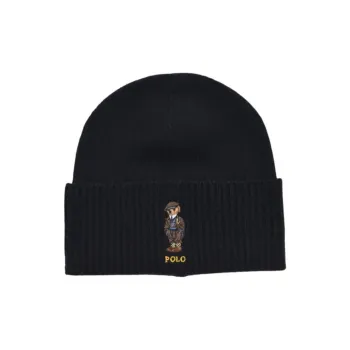 Polo Ralph Lauren Wool, Cashmere Beanies Unisex Black