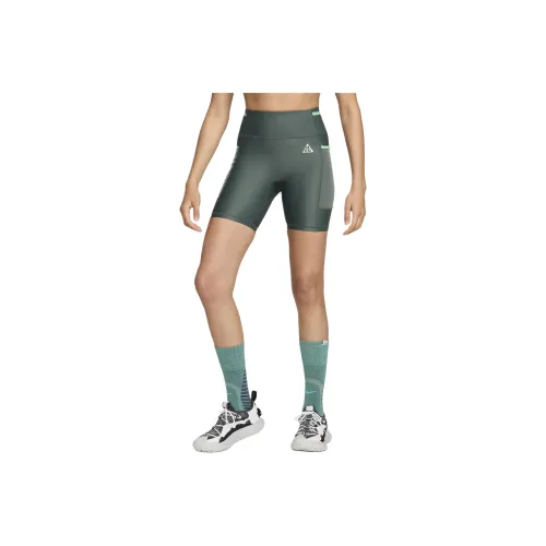 Nike 'White Rapids' Women's Dri FIT Adv Mid Waisted 7' Biker Shorts With Pockets