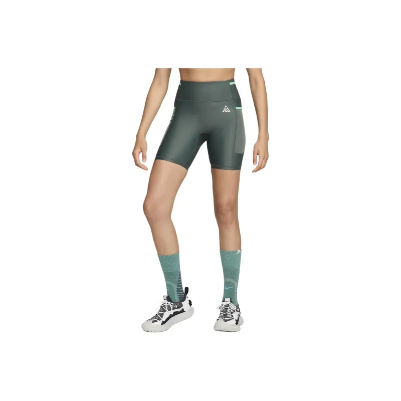 Nike 'White Rapids' Women's Dri FIT Adv Mid Waisted 7' Biker Shorts With Pockets-0