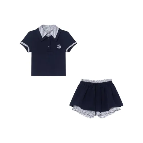 MTHE Skirt Set Women's Navy Blue