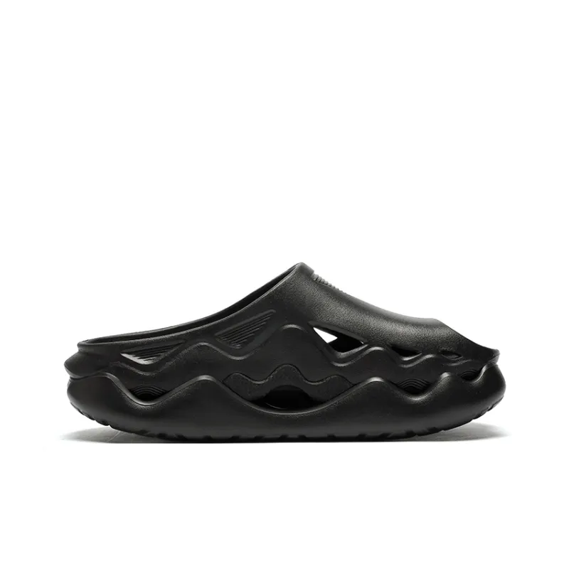 Cool Mamba Series Slip Resistant Massage Cushioning Slide Slippers Unisex Spurs Black-1