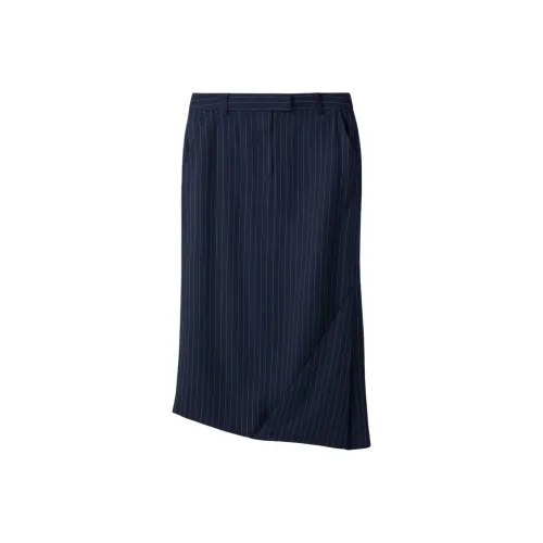 RECTO FW24 ASYMMETRIC LONG SKIRT Casual Long Skirts Women's