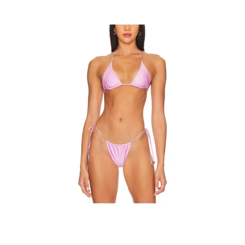 POSTER GIRL Bikini Women's Pink Gray-0
