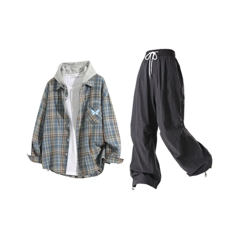 LIVINGTOWN Shirt Matching Set Unisex-2