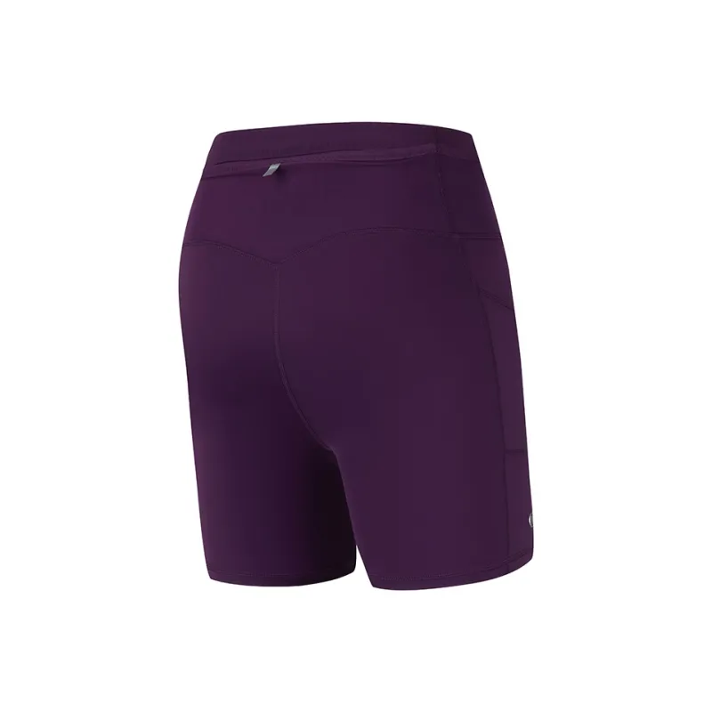 QIAODAN Feiying Sports Shorts Women's Black Currant Purple-1