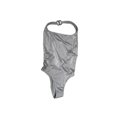 CHANEL 24 New Spring And Summer Arrivals One piece Swimsuit Women's Silver