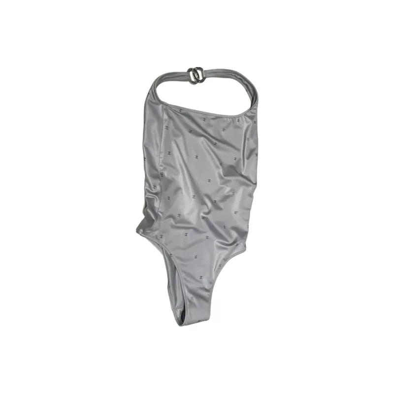 CHANEL 24 New Spring And Summer Arrivals One piece Swimsuit Women's Silver-0