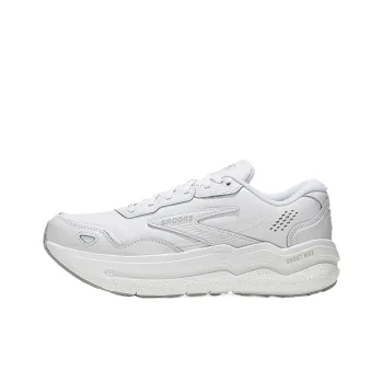 Brooks Cushioning And Abrasion Resistant Coverage Low Top Running Shoes Unisex White