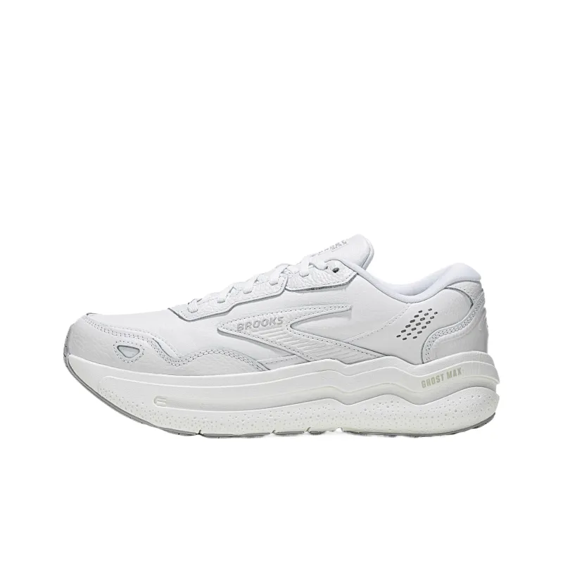 Brooks Cushioning And Abrasion Resistant Coverage Low Top Running Shoes Unisex White-0