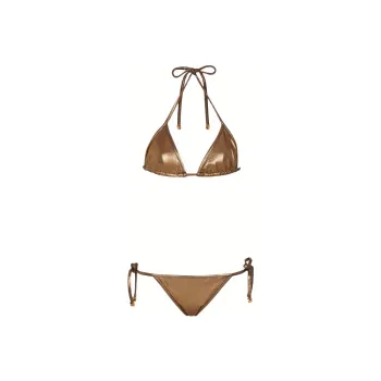 BALMAIN Metallic Bikini