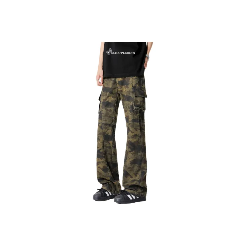 SCHEPPERHEYN Jeans Unisex Camouflage Extended Length-0