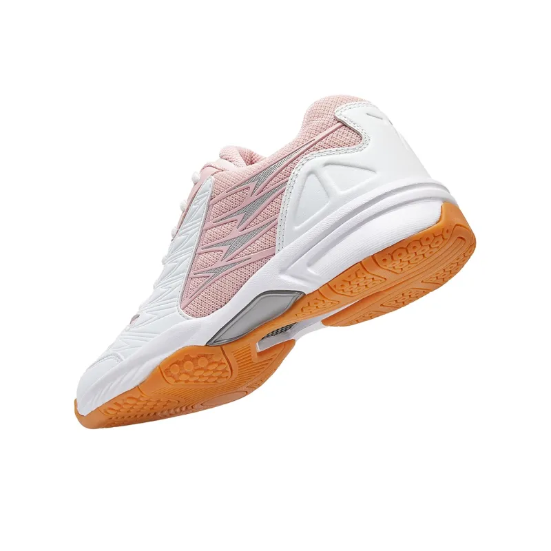 VOIT Cushioning, Breathable, Supportive Low Top Badminton Shoes Unisex Pink White-5